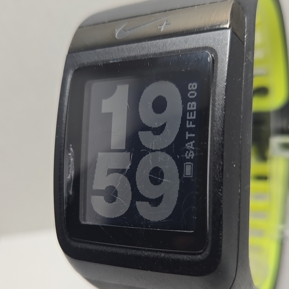 Mens Nike + Powered by TomTom GPS Sport Running Black X Digital Watch WM0069 L7 - Picture 4 of 11